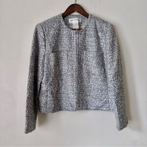 Jones New York Tweed Gray Blazer - Size 12